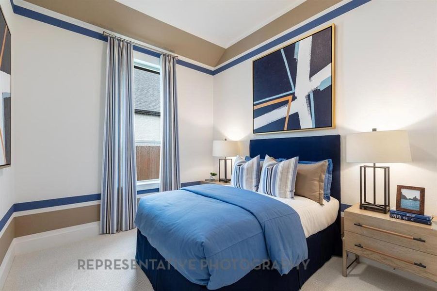 Furnished interior view inside a new home in Tavolo Park, Fort Worth (Image 35).