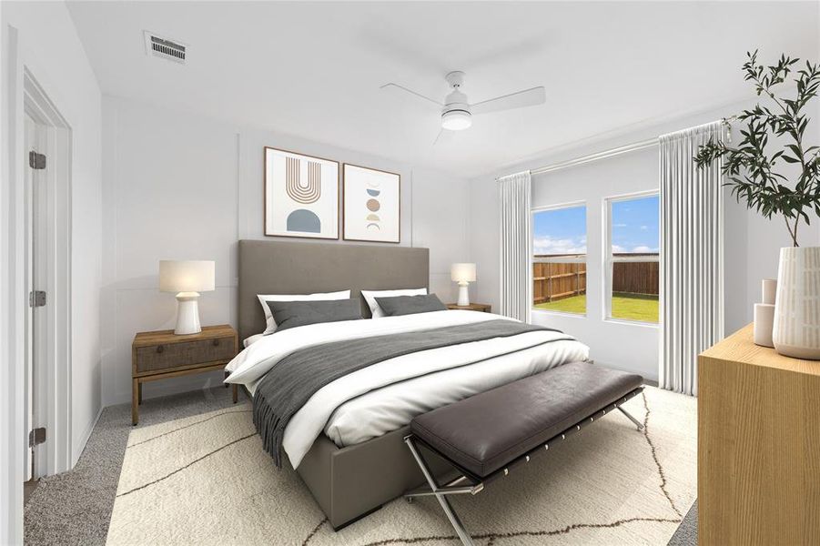 Furnished interior view inside a new home in Rolling Ridge, Van Alstyne (Image 15).