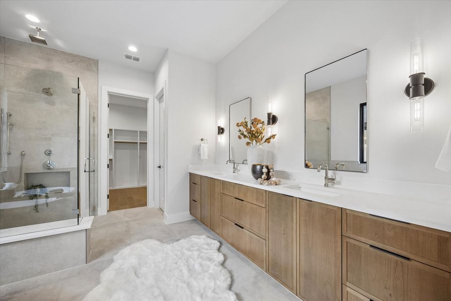 Furnished interior view inside a new home in , Houston (Image 16).