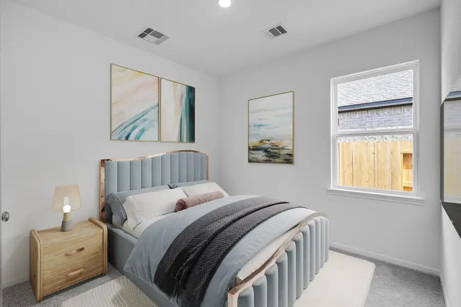 Furnished interior view inside a new home in Brookewater 45s, Rosenberg (Image 16).