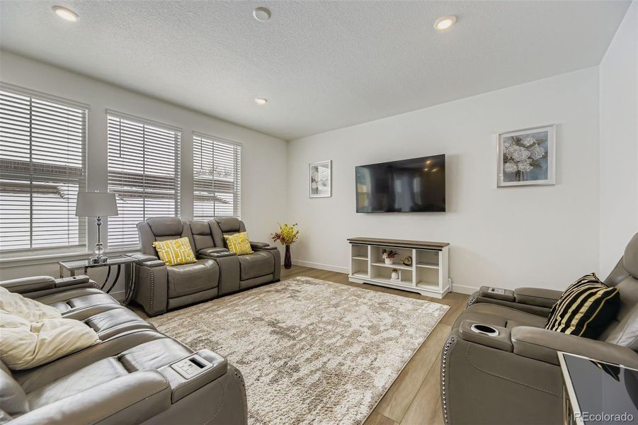 Furnished interior view inside a new home in Newlin Crossing, Parker (Image 11).