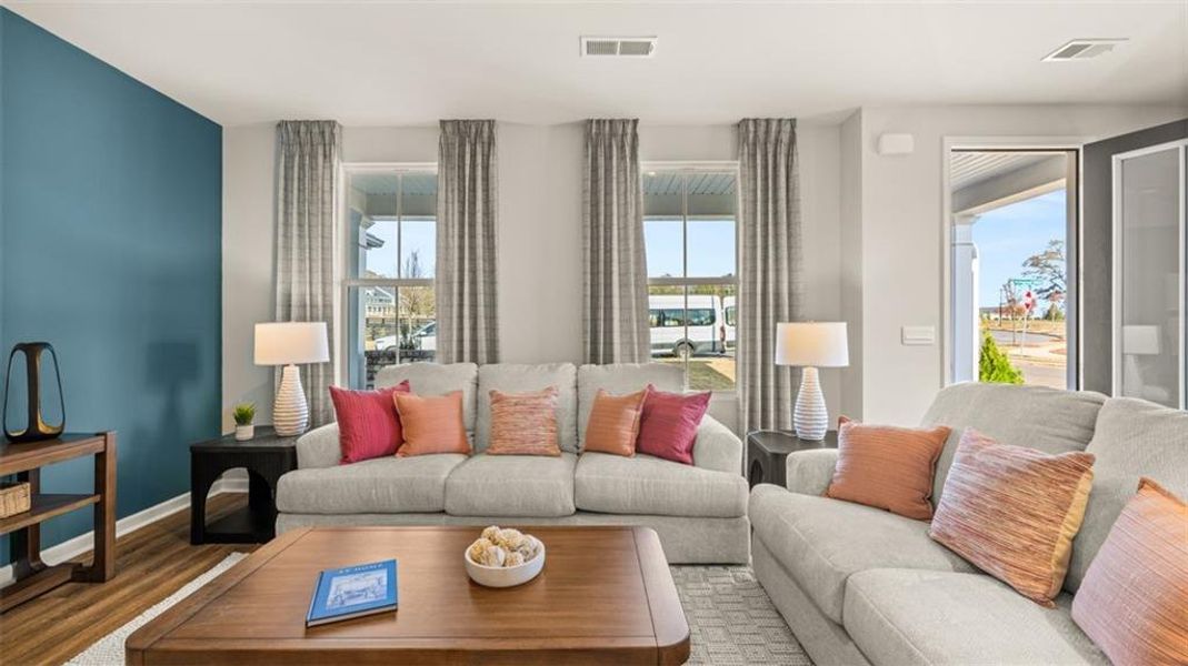 Furnished interior view inside a new home in Brookland Commons, Monroe (Image 15).