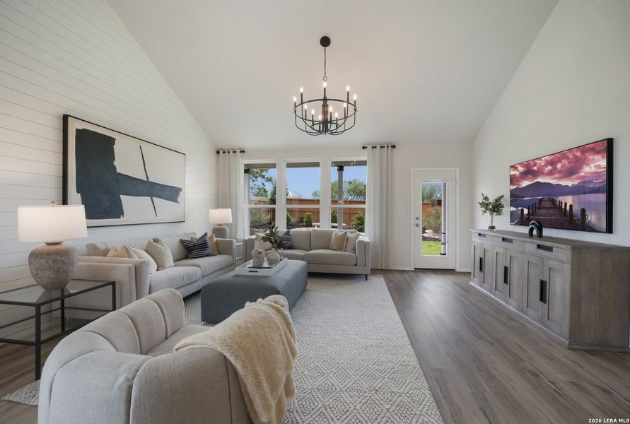 Furnished interior view inside a new home in Horizon Ridge, San Antonio (Image 7).