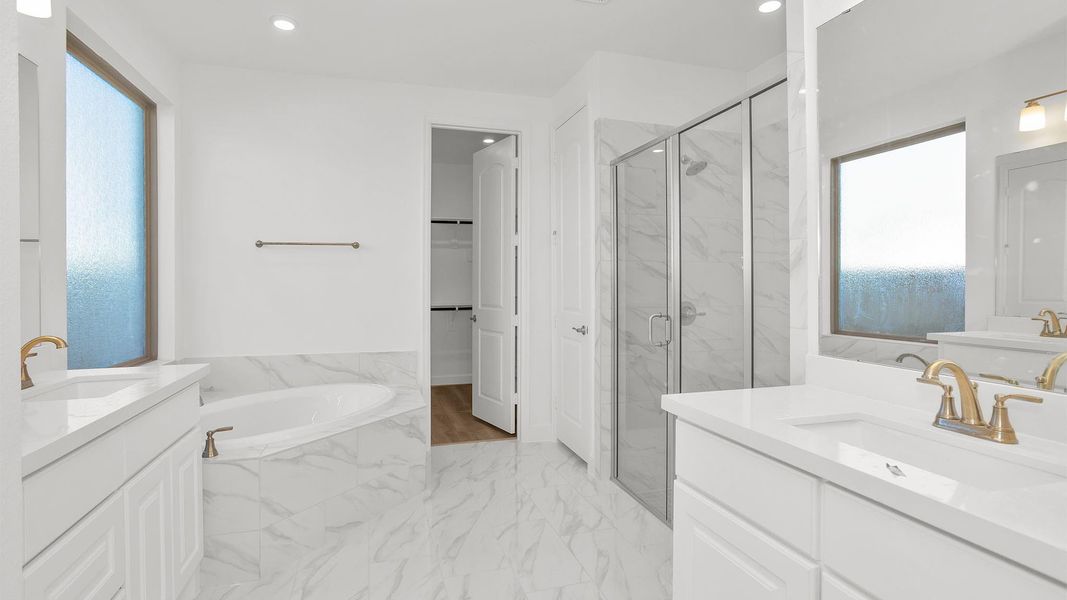 Furnished interior view inside a new home in Grange 50', Katy (Image 10). Furnished interior view inside a new home in Grange 50', Katy (Image 10).