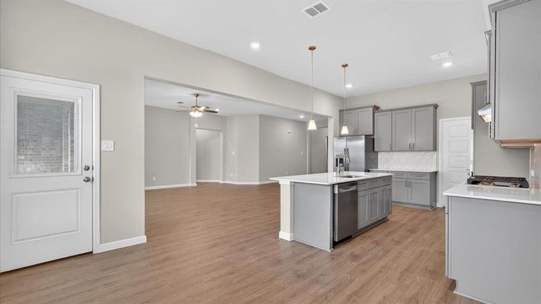Furnished interior view inside a new home in Eden Ranch, Arlington (Image 10).