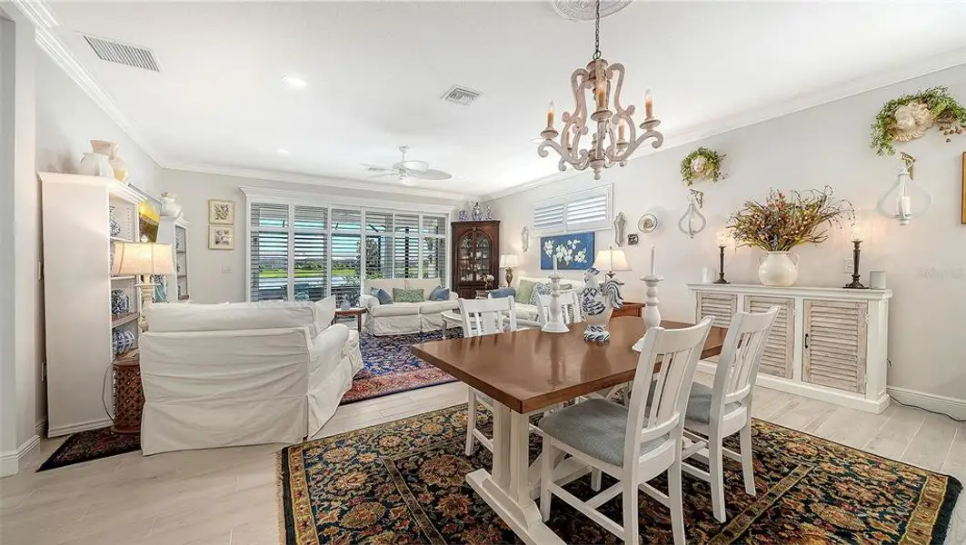 Furnished interior view inside a new home in LakeHouse Cove at Waterside, Sarasota (Image 11). Furnished interior view inside a new home in LakeHouse Cove at Waterside, Sarasota (Image 11).