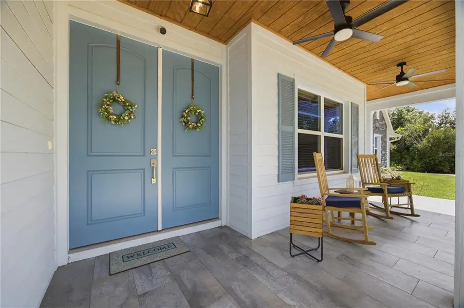 Exterior details and patio area of a home in , Wesley Chapel (Image 33). Exterior details and patio area of a home in , Wesley Chapel (Image 33).