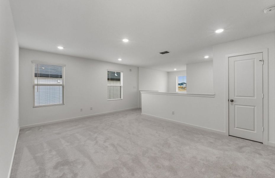 Representative unfurnished interior of a home built from the Fentress by Centex in Larson Crossing, Elgin (Image 12).