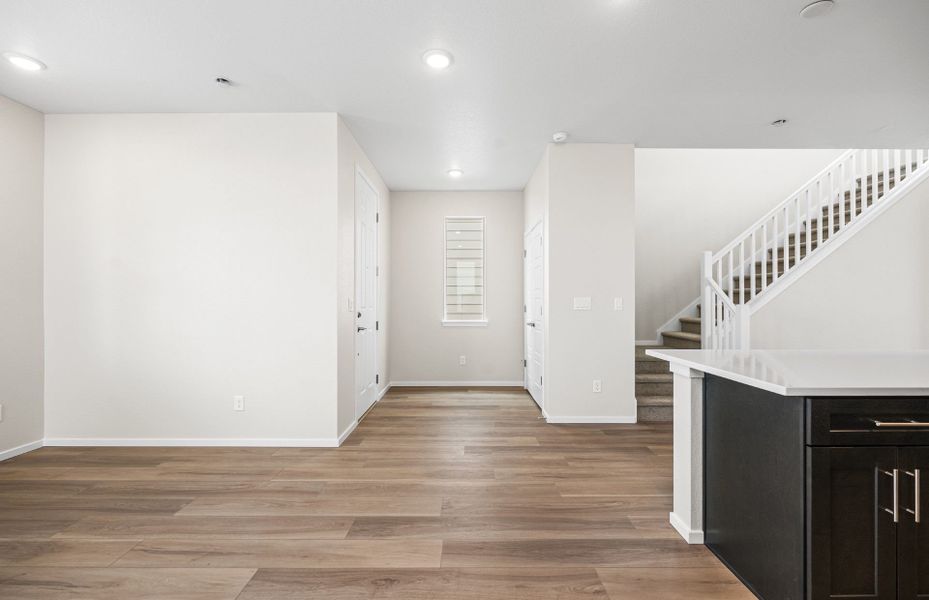 Spacious, unfurnished interior of a new home in Barefoot Village, Firestone (Image 44). Spacious, unfurnished interior of a new home in Barefoot Village, Firestone (Image 44).