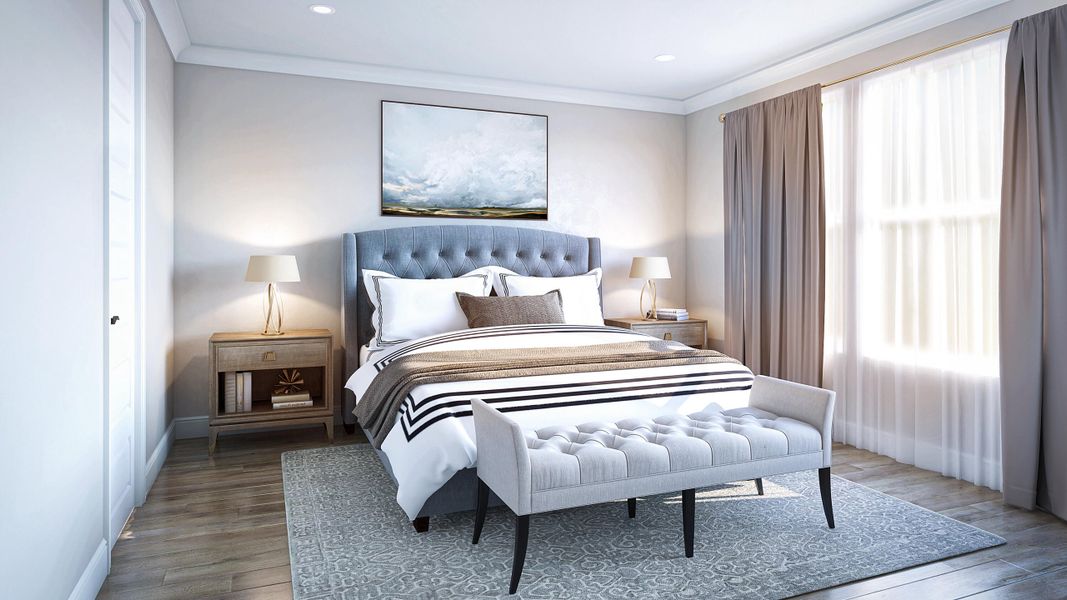 Furnished interior view inside a new home in Liberty Hill Farm, Mount Pleasant (Image 4).