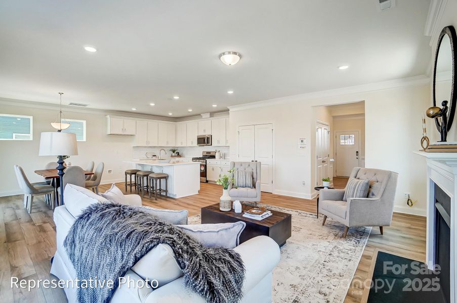 Furnished interior view inside a new home in Ashton Park, Monroe (Image 16).
