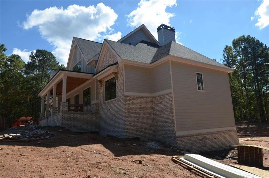In-progress construction of a new home in , Bogart, GA (Image 21).