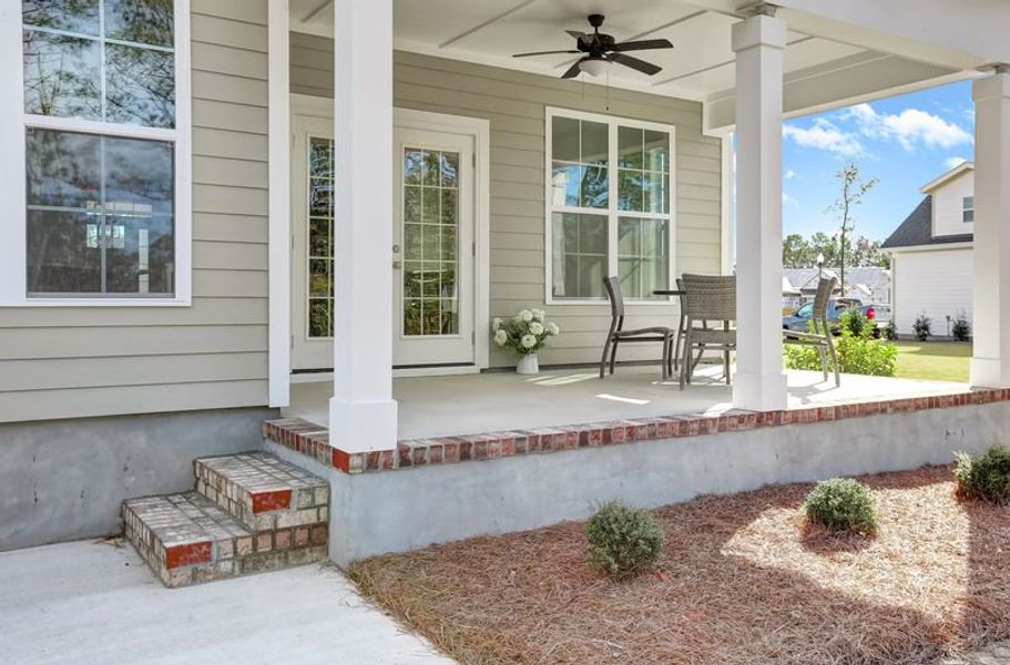 Representative exterior details of a home built from the Lanai by Bill Clark Homes in Sidbury Landing, Wilmington (Image 42). Representative exterior details of a home built from the Lanai by Bill Clark Homes in Sidbury Landing, Wilmington (Image 42).