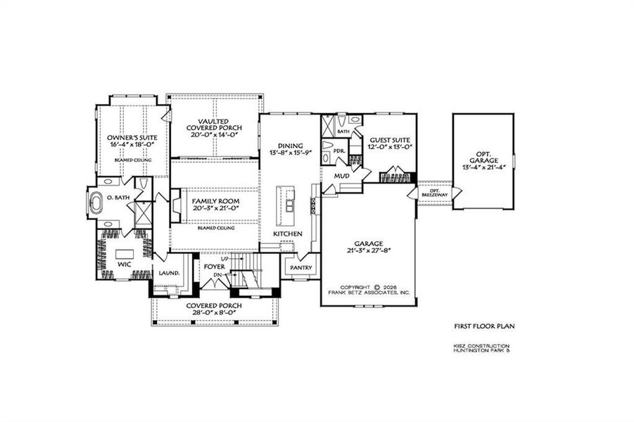 2D floor plan layout of this home in , Marietta, GA (Image 3).