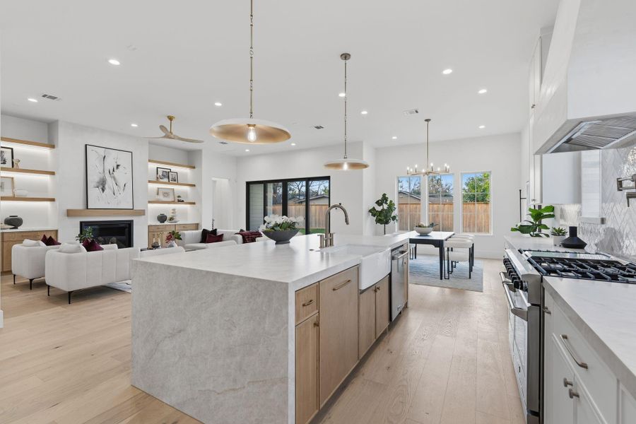 Furnished interior view inside a new home in , Houston (Image 44).
