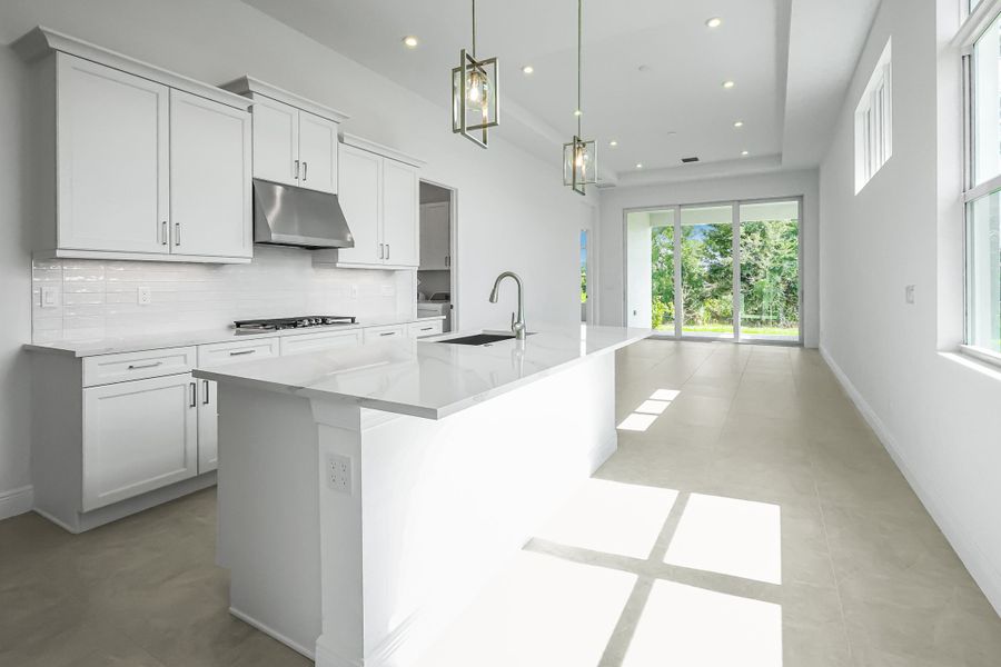 Furnished interior view inside a new home in Rivella, Port St. Lucie (Image 4).