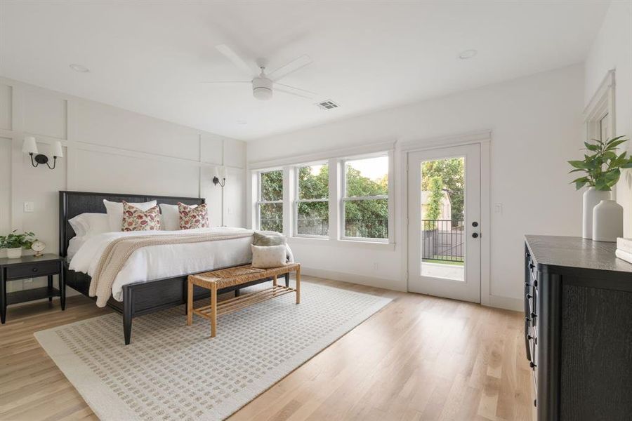 Furnished interior view inside a new home in , Dallas (Image 14).