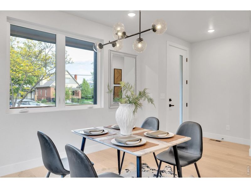 Furnished interior view inside a new home in , Denver (Image 17).