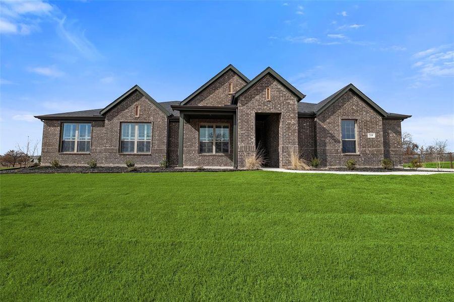 Front exterior of a new home in , Boyd, TX, highlighting curb appeal (Image 26).