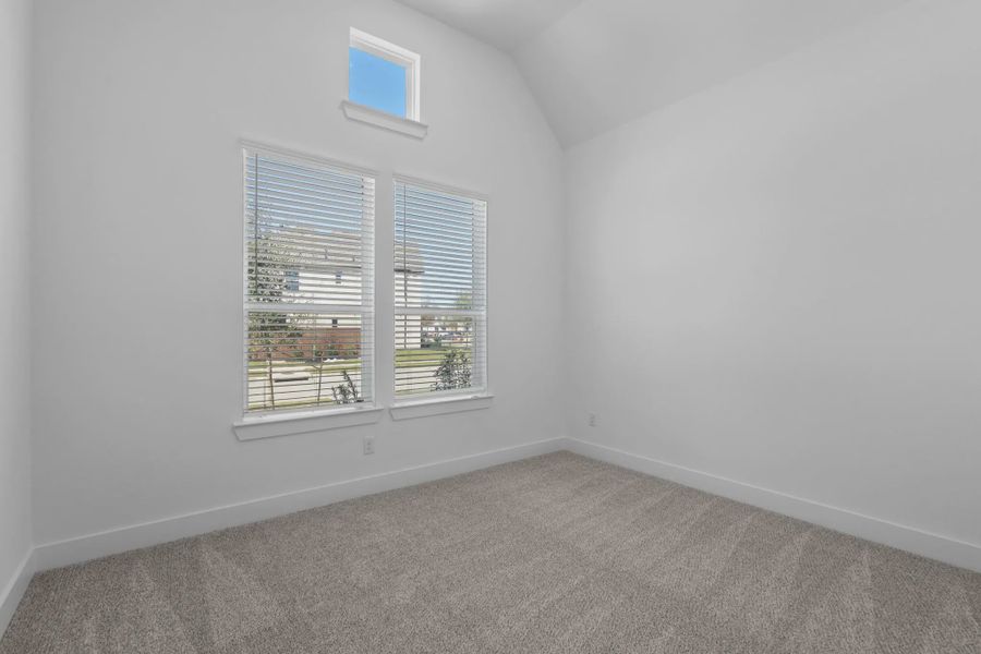 Representative unfurnished interior of a home built from the Lakeway by Chesmar Homes in Meridiana 50's, Manvel (Image 48).