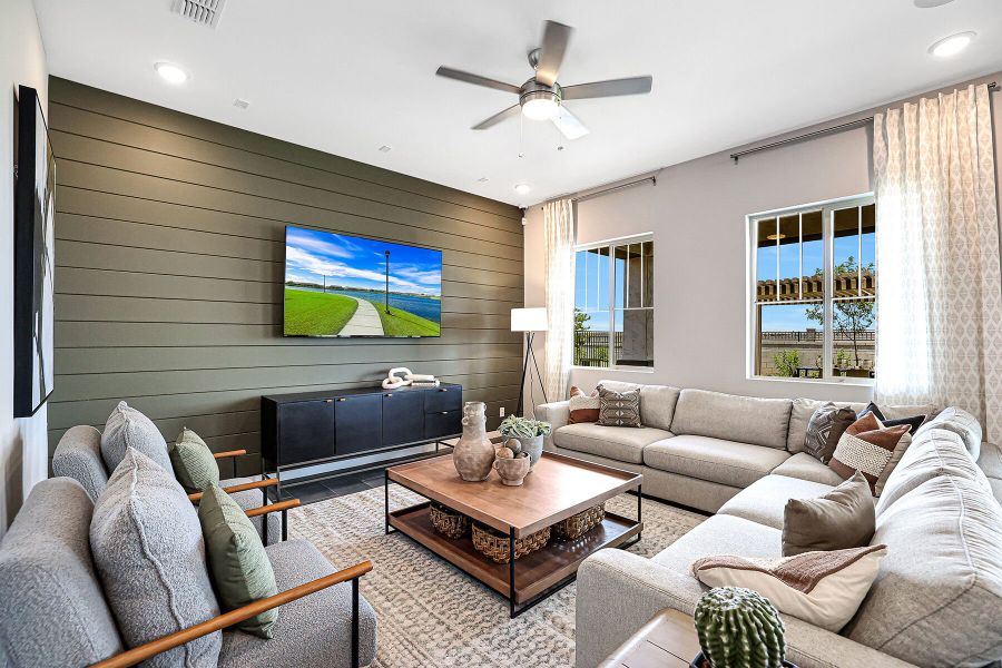 Representative furnished interior of a home built from the Tawny by Mattamy Homes in Empire Pointe, Queen Creek (Image 15).