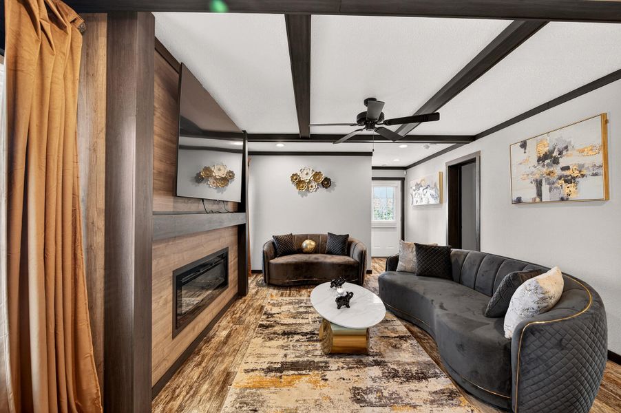 Furnished interior view inside a new home in , Walterboro (Image 32).