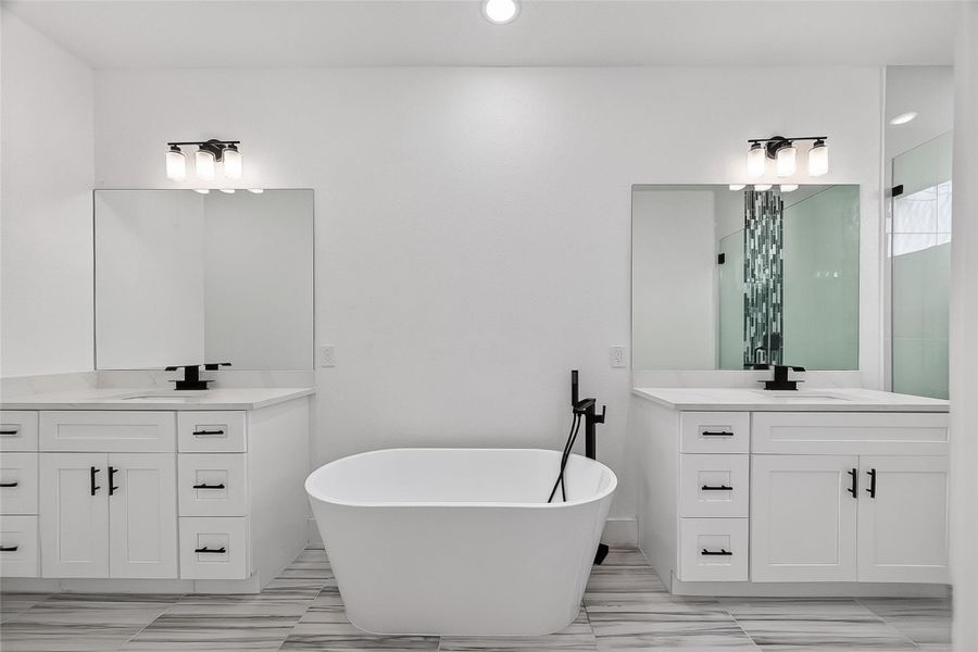 Furnished interior view inside a new home in , Houston (Image 14).