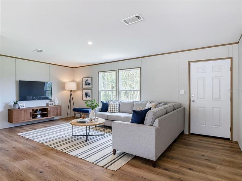 Furnished interior view inside a new home in , Deland (Image 16).
