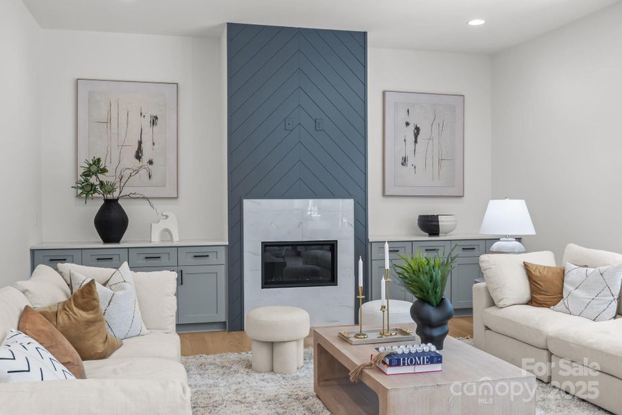 Furnished interior view inside a new home in , Charlotte (Image 36).