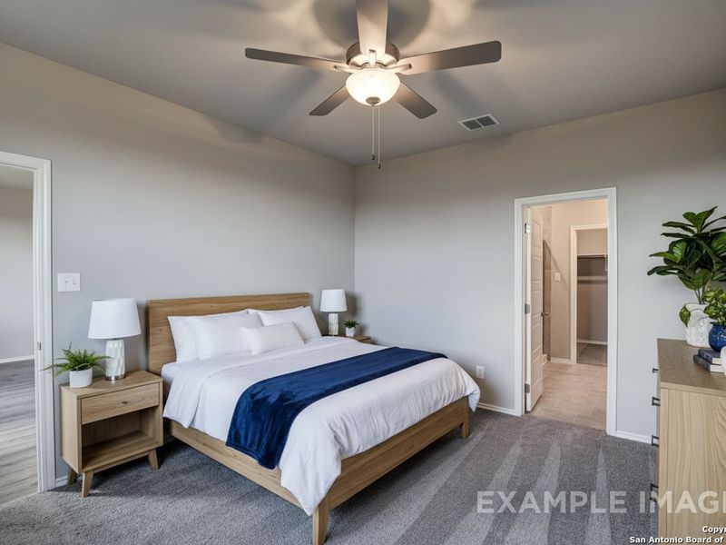 Furnished interior view inside a new home in Agave, San Antonio (Image 15).