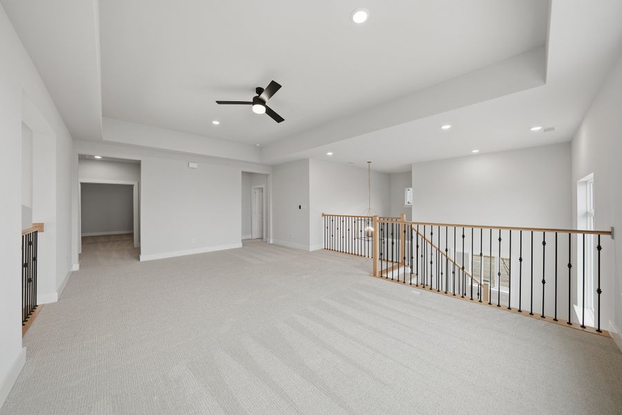 Spacious, unfurnished interior of a new home in Park Place - 80' Lots, Prosper (Image 33). Spacious, unfurnished interior of a new home in Park Place - 80' Lots, Prosper (Image 33).