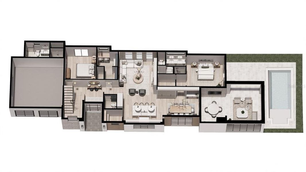 2D floor plan layout of this home in , Winter Park, FL (Image 5).