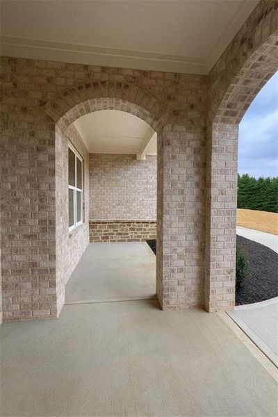 Exterior details and patio area of a home in , Marietta (Image 23).