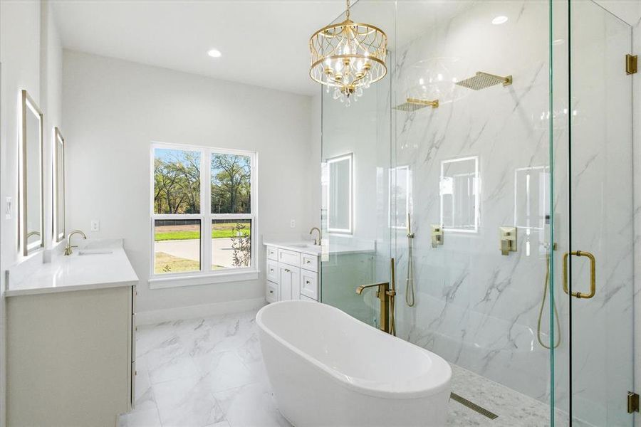 Furnished interior view inside a new home in , Canton (Image 16).