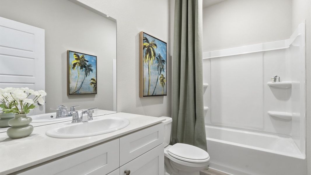 Furnished interior view inside a new home in Longhorn Estates, Fort Worth (Image 17).