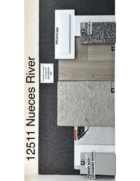 Sample of building materials used in homes in Bridgeland, Cypress (Image 4).