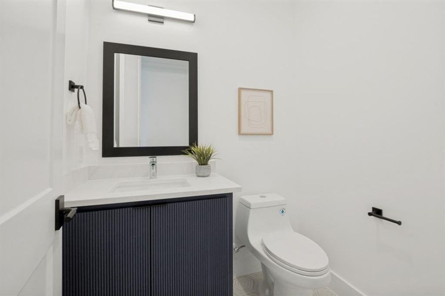 Upstairs Half Bath