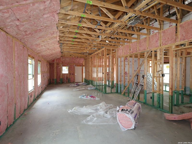 In-progress construction of a new home in Meadows at Clear Springs, New Braunfels, TX (Image 21).