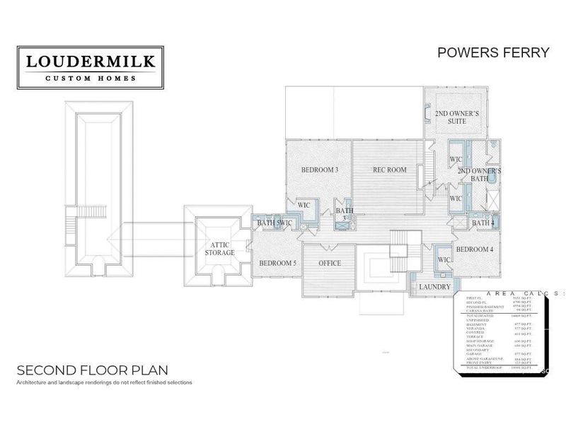 2D floor plan layout of this home in , Sandy Springs, GA (Image 7).