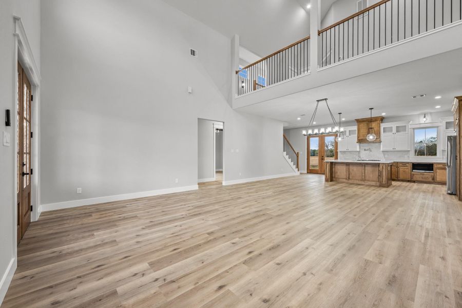 Spacious, unfurnished interior of a new home in , New Waverly (Image 42).