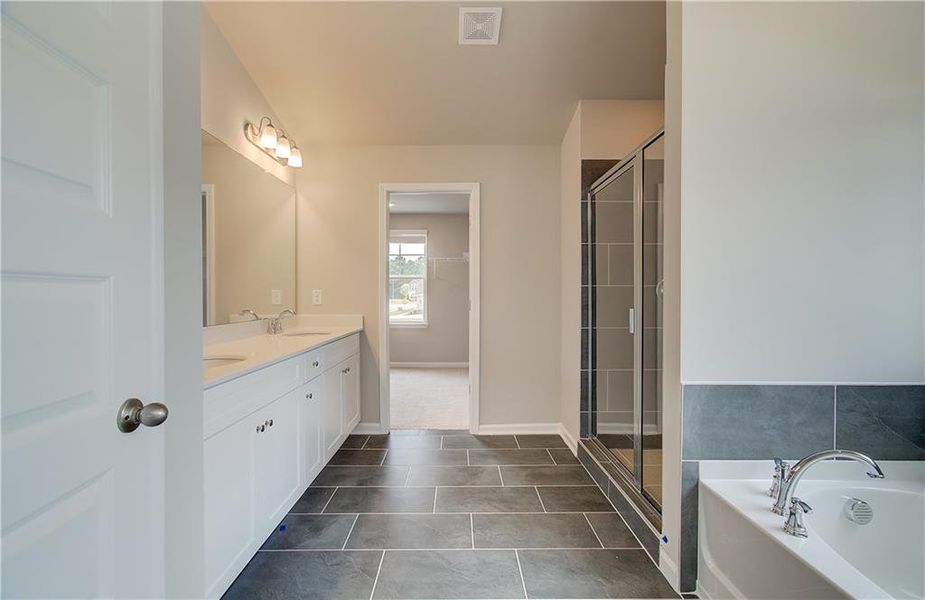 Furnished interior view inside a new home in Berkeley Lakes, Locust Grove (Image 9).