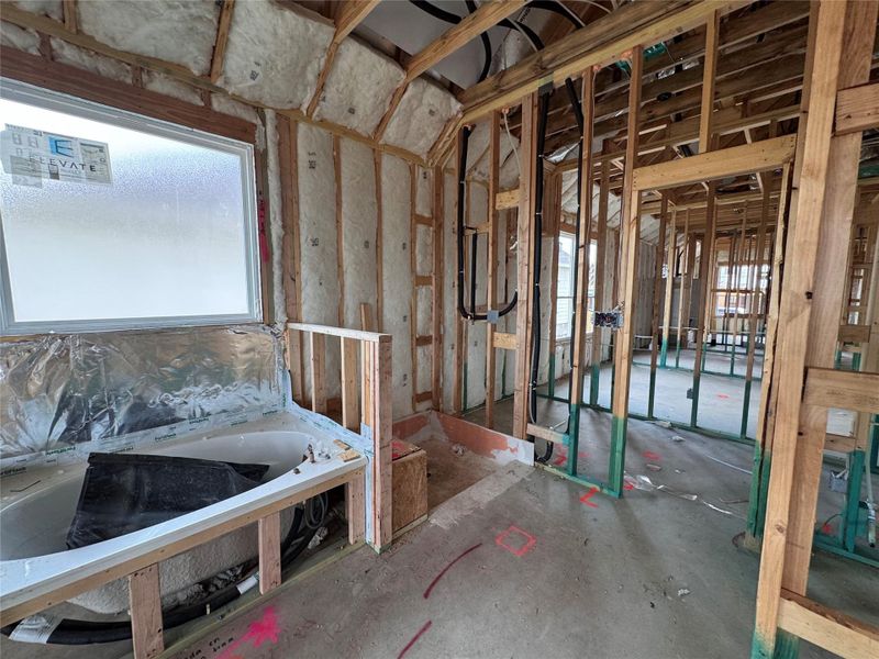 In-progress construction of a new home in Willow Springs, Creedmoor, TX (Image 36). In-progress construction of a new home in Willow Springs, Creedmoor, TX (Image 36).