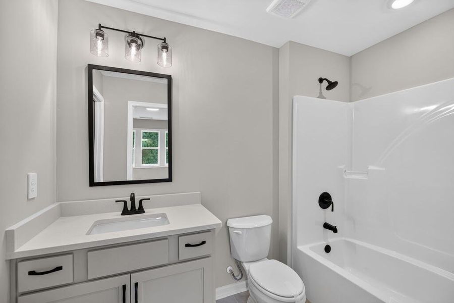 Furnished interior view inside a new home in Blackwelder Bluff, Bowdon (Image 19).
