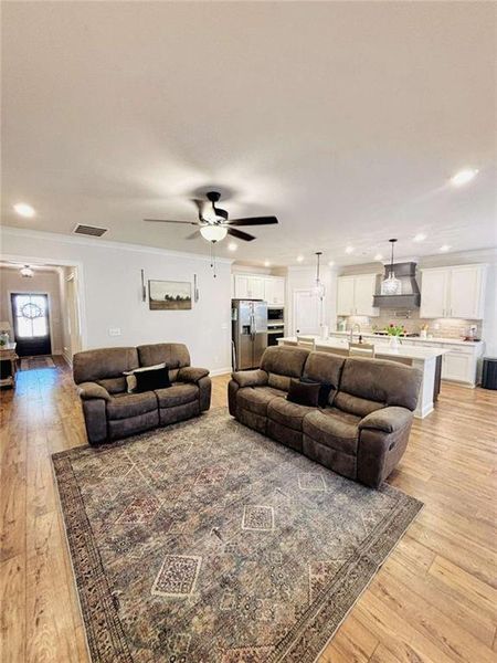 Furnished interior view inside a new home in Belle Woode Estates, Monroe (Image 12).