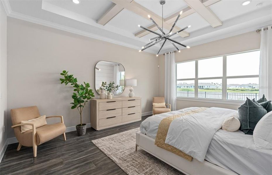 Furnished interior view inside a new home in Del Webb Oasis, Winter Garden (Image 11).