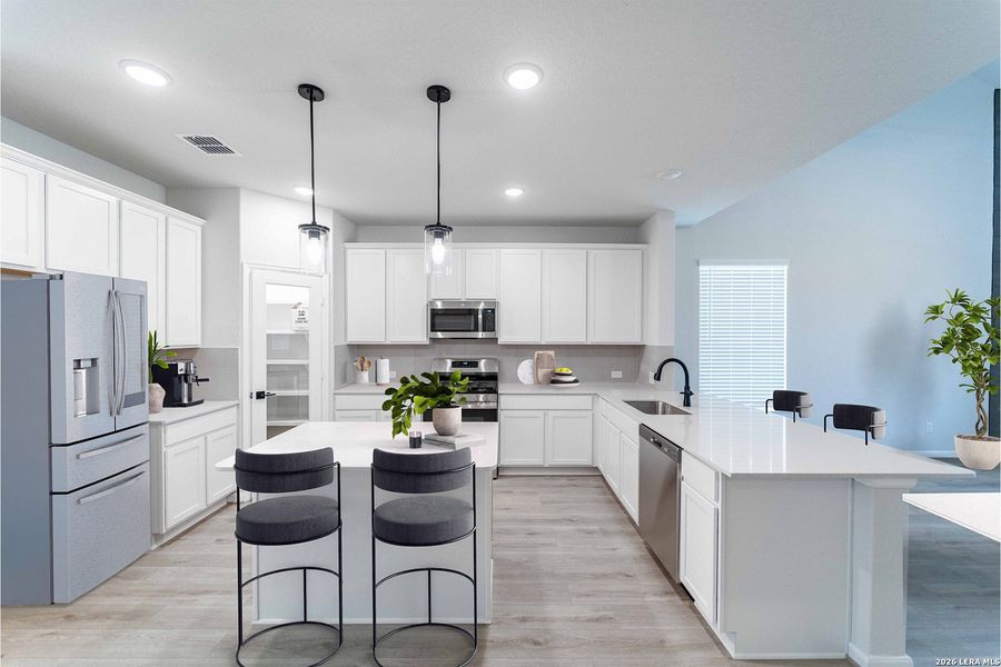 Furnished interior view inside a new home in Arcadia Ridge, San Antonio (Image 12).
