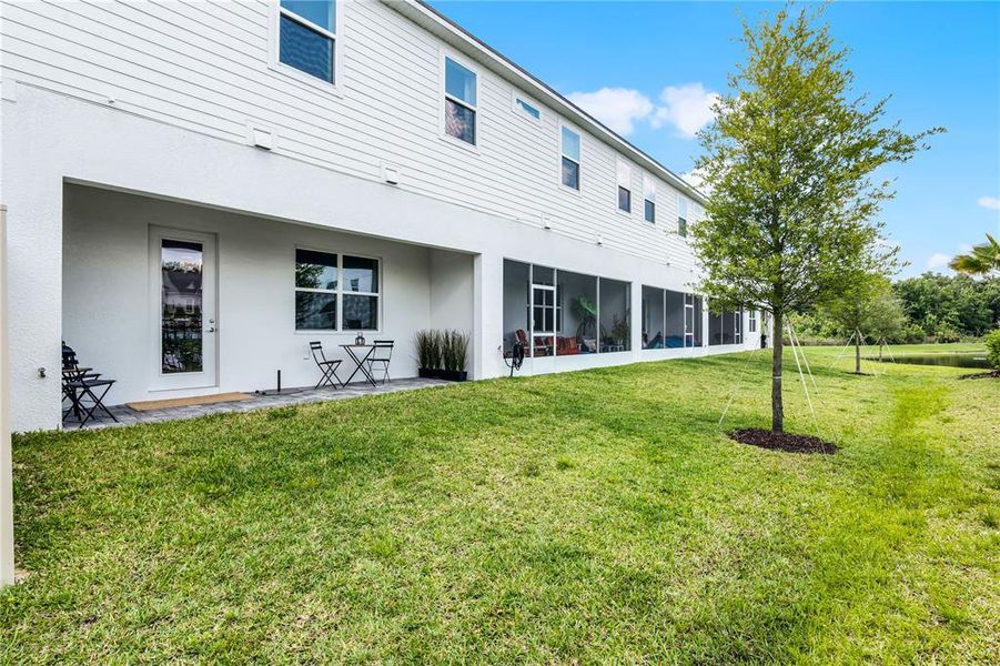 Front exterior of a new home in Brentwood Landing, Oviedo, FL, highlighting curb appeal (Image 20). Front exterior of a new home in Brentwood Landing, Oviedo, FL, highlighting curb appeal (Image 20).