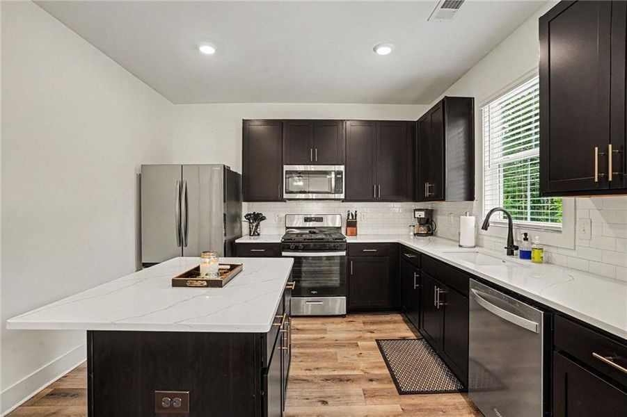 Furnished interior view inside a new home in , Monticello (Image 20).
