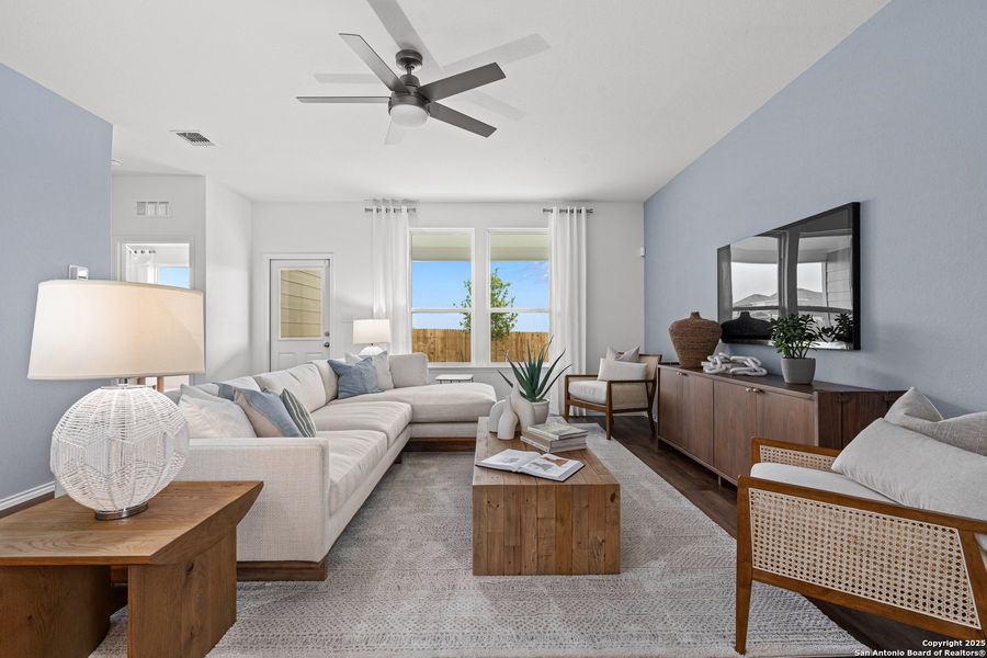 Furnished interior view inside a new home in Dove Song, Marion (Image 18).