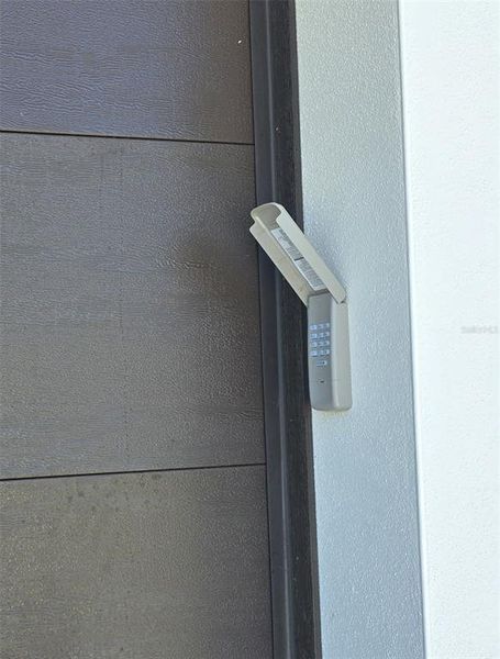 Exterior details and patio area of a home in , North Port (Image 36).